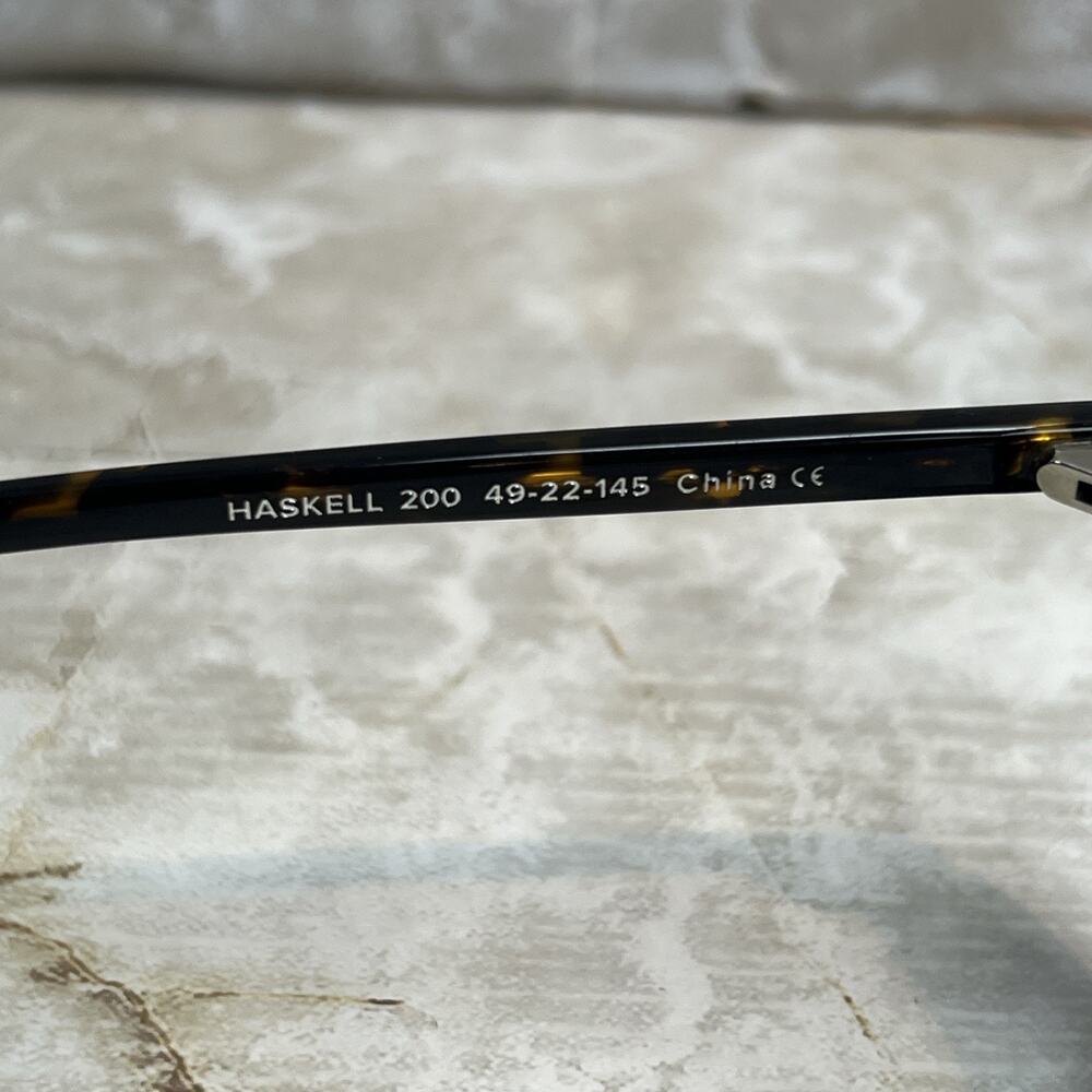 Warby Parker Eyeglasses Haskell 200 Tortoise Dark Brown 49-22-145 FRAMES ONLY - Picture 4 of 7